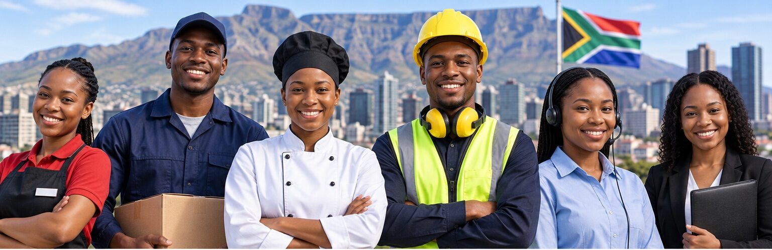 Easiest jobs to get hired for in South Africa including retail, hospitality, warehouse and customer service work