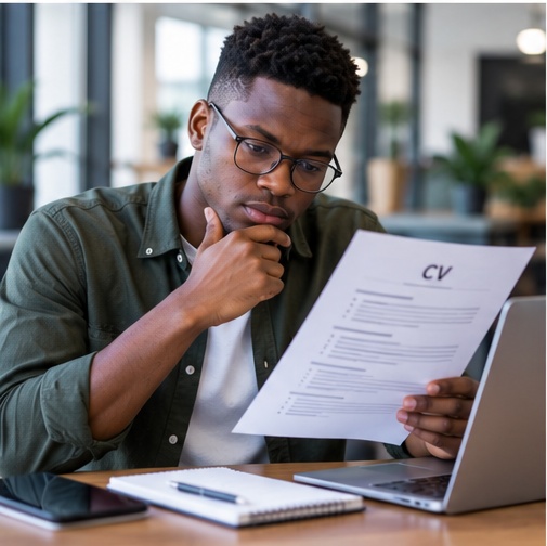 How long should a CV be in South Africa when reviewing relevant work experience and skills