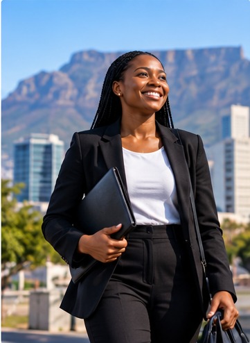 Job seeker improving her job search strategy in South Africa